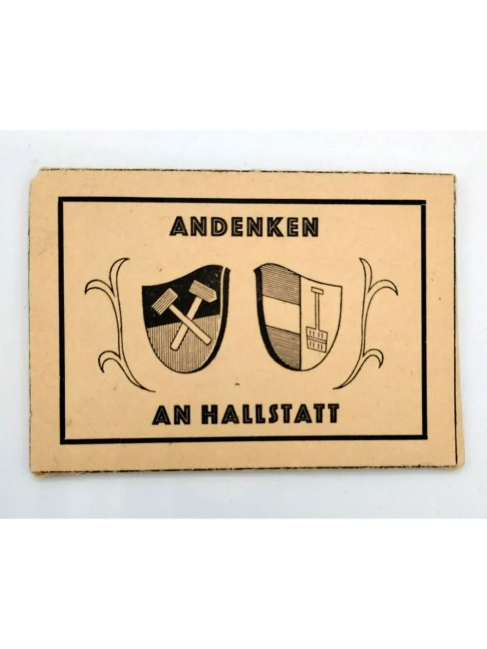 Vintage Andenken an Hallstatt Austria 7 RPPC Postcard Set Salt Mine Souvenir